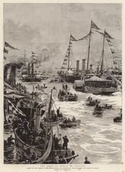 El Shah de Persia en Inglaterra